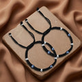Silver Charming Evil Eye Dhaga Payal for Girls