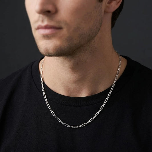 Silver Classic Love Chain for Him