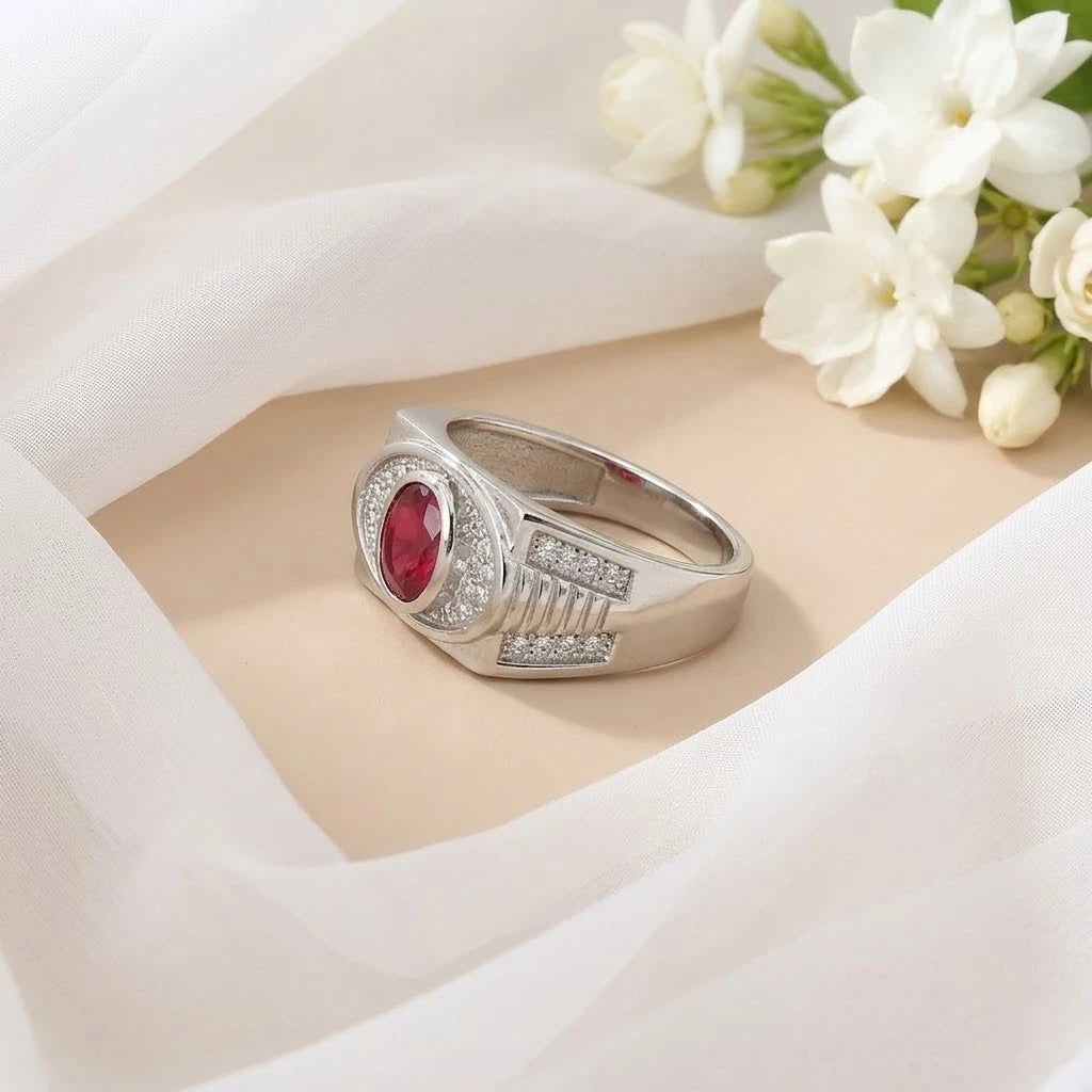 Silver Classical Maximum Design Boys Ring