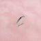 Silver Colorful Gem Stone Nosepin for Girls