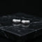 Silver Curved Line Design Earrings for Girls