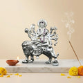 Silver Durga Ma Idol for Puja, Home Decor or Gift