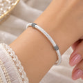Silver Effortless Girls Kada