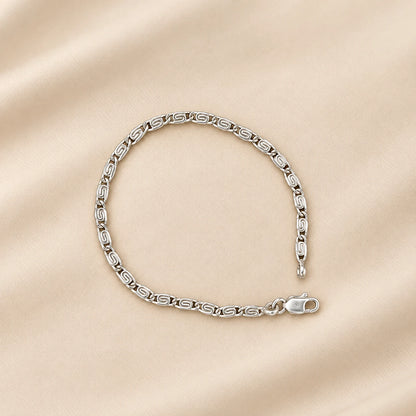 Silver Elegant S-Link Chain Bracelet for Women