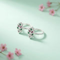 Silver Emerald Enchantment Toe Rings