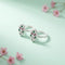 Silver Emerald Enchantment Toe Rings