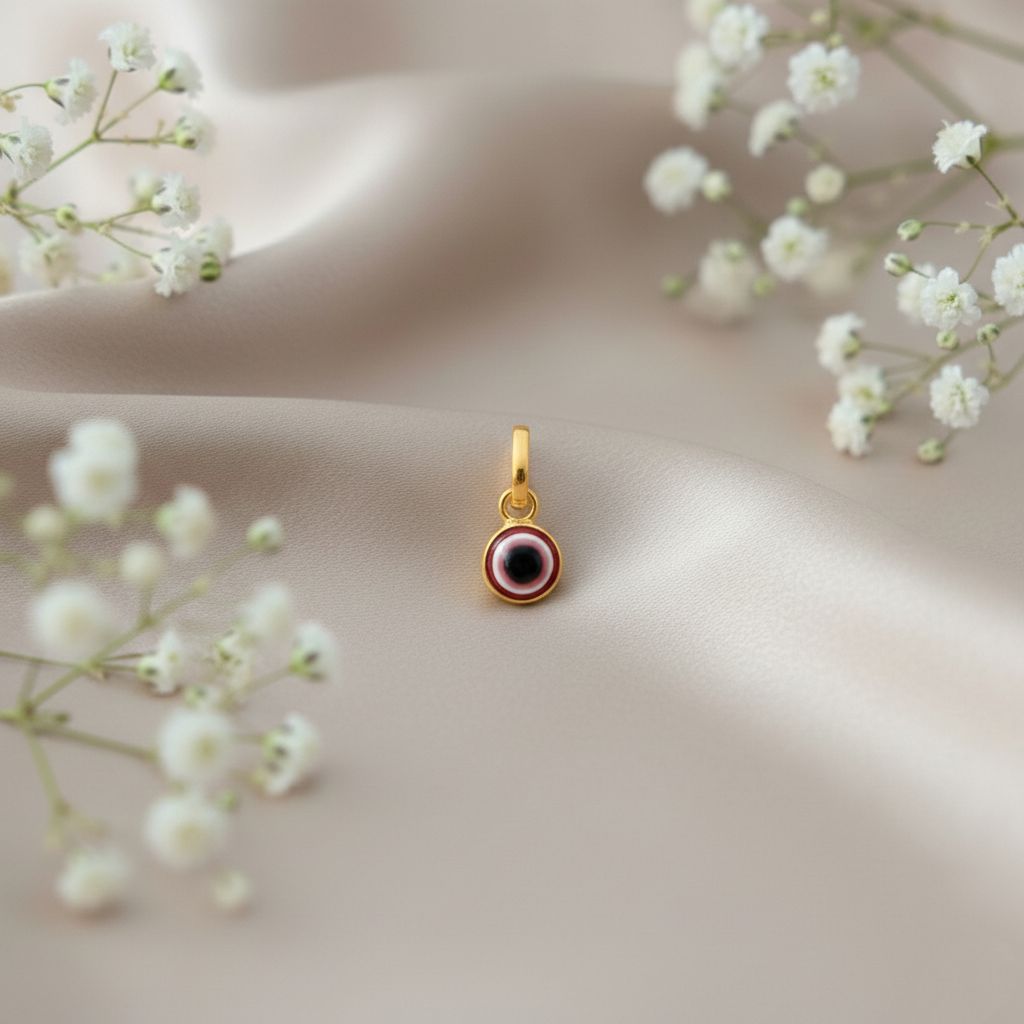 Silver Evil Eye Different Colors Pendant Necklace for Protection