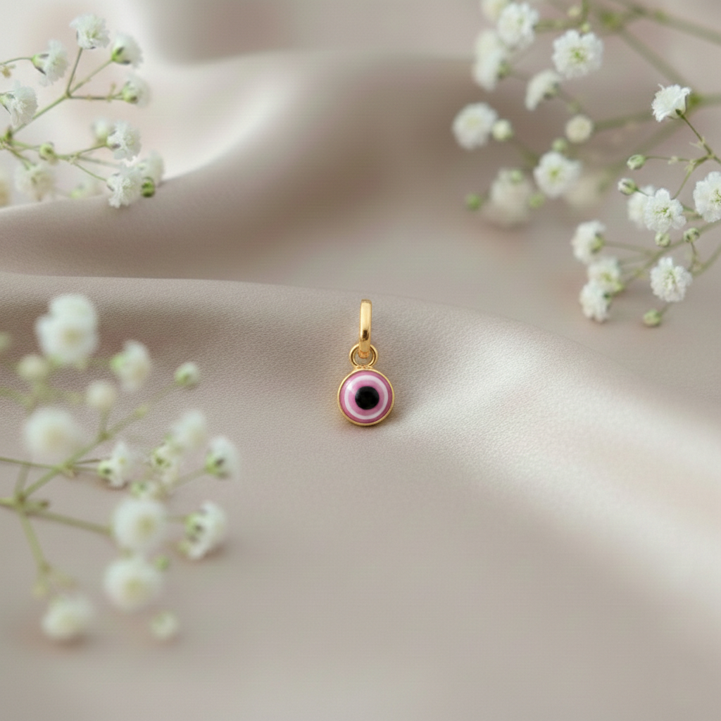 Silver Evil Eye Different Colors Pendant Necklace for Protection