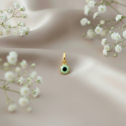 Silver Evil Eye Different Colors Pendant Necklace for Protection