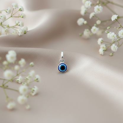 Silver Evil Eye Different Colors Pendant Necklace for Protection