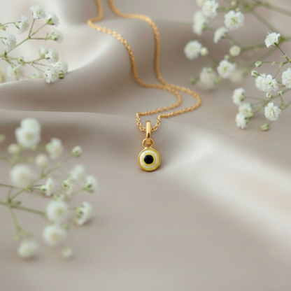 Silver Evil Eye Different Colors Pendant Necklace for Protection