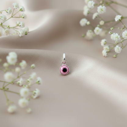 Silver Evil Eye Different Colors Pendant Necklace for Protection