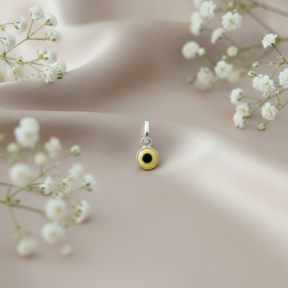 Silver Evil Eye Different Colors Pendant Necklace for Protection