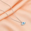 Silver Glorious Evil Eyes Chain With Pendant