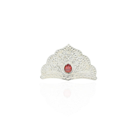 God Crown Mukut for Laddu Gopal in Silver, Khushbu Jewellers