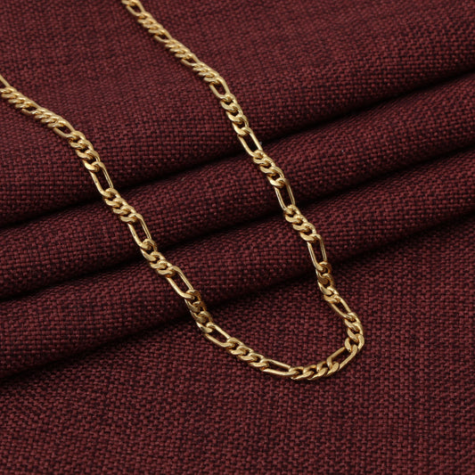 Silver Gold Plated Simple Design Chain for Boys
