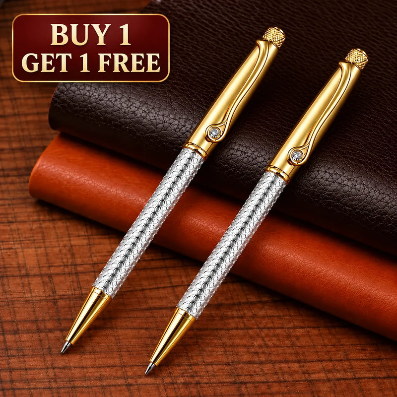 Silver Gold Polish with Heart Design Pen (2 pcs Combo)
