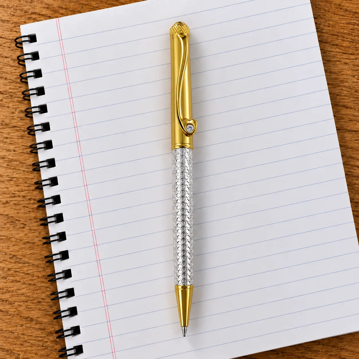 Silver Gold Polish with Heart Design Pen (2 pcs Combo)