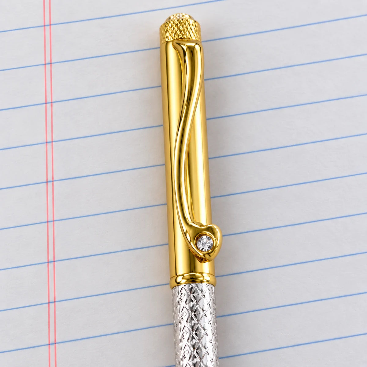 Silver Gold Polish with Heart Design Pen (2 pcs Combo)