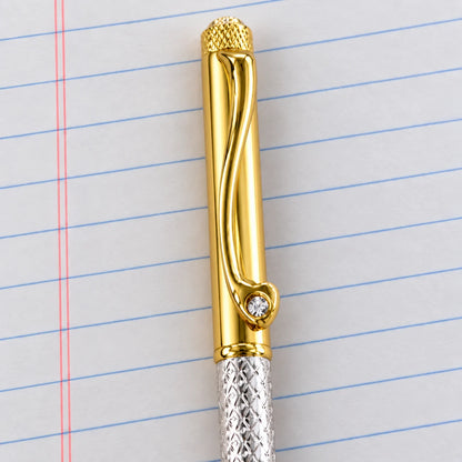 Silver Gold Polish with Heart Design Pen (2 pcs Combo)