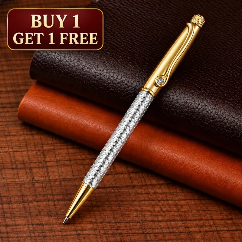 Silver Gold Polish with Heart Design Pen (2 pcs Combo)