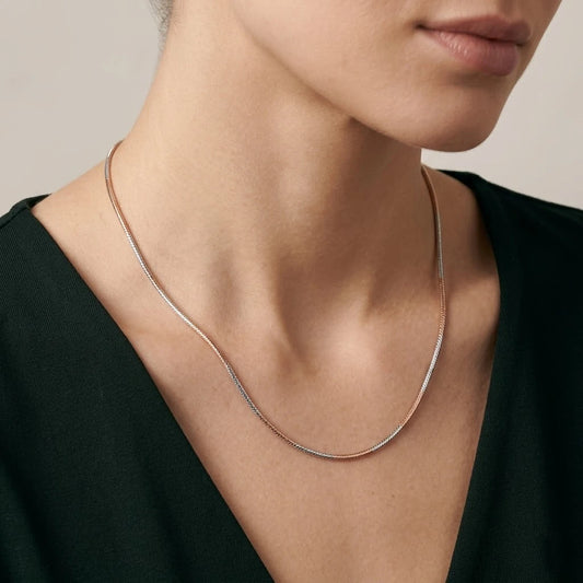 Silver Gold Rose Radiance Girls Chain