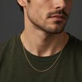 Silver Golden Chain For Boys
