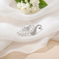 Silver Gorgeous White Peacock Girls Ring