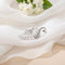 Silver Gorgeous White Peacock Girls Ring