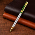 Silver Green Design Pen