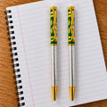 Silver Green Design Pen