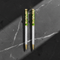 Silver Green Design Pen (2 pcs Combo)