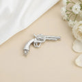 Silver Gun Design Pendant for Boys