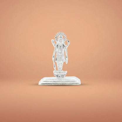 Silver Handcrafted Universal God Vishnu Idol
