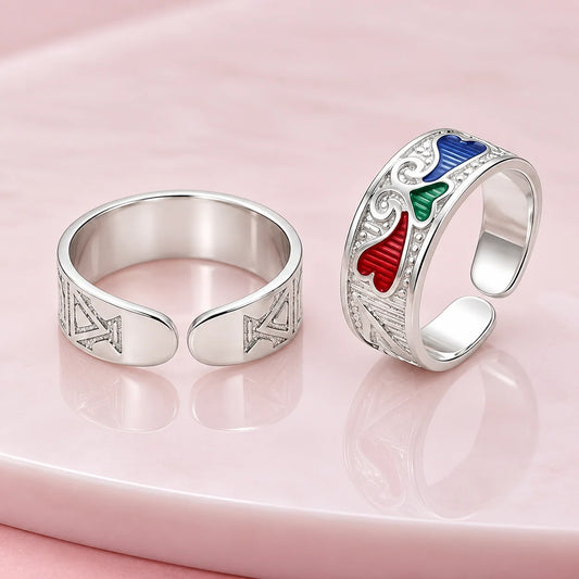 Silver Heart Shape Flower Design Bichhiya for Girls