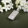 Silver I phone 12 Pendent
