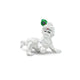 Cute Silver Lord Krishna Statue with Green Morpankh, Khushbu Jewellers