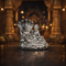 Silver Lakshmi Vishnu Idol with Sheshnag