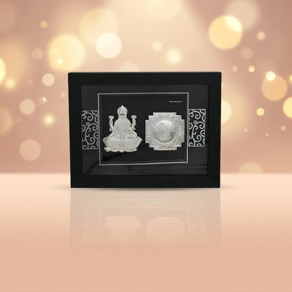Silver Laxmi ji Frame