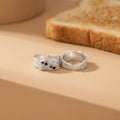Silver Leaf Design Purple Gem Stone Bichhiya