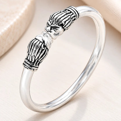 Silver Lions Design Boys Kada