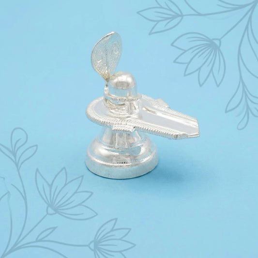 Silver Lord Shiva Lingam