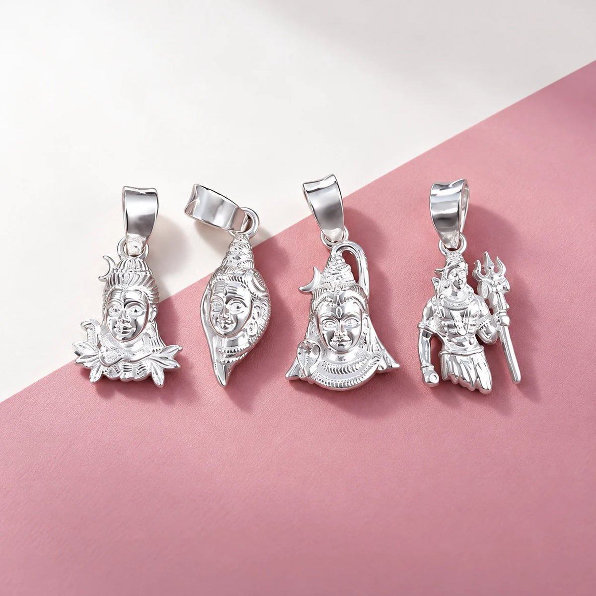 Silver Lord Shiva Pendant Collection for Men & Women