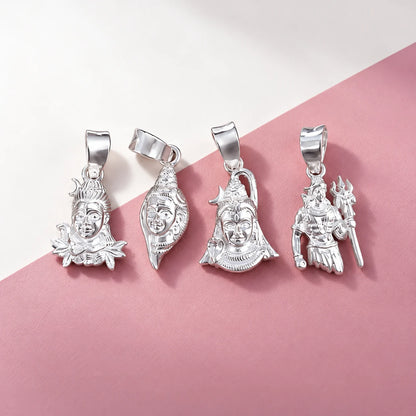 Silver Lord Shiva Pendant Collection for Men & Women