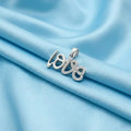 Silver Love Sign Heart Design Pendant