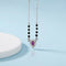 Silver Mangalsutra Adorned with a Stunning Purple Stone