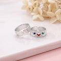 Silver Multi Color Half Flower Bichhiya for Girls