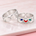 Silver Multi Color Half Flower Bichhiya for Girls