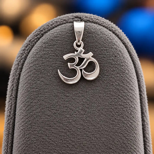 Silver Om Pendant
