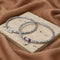 Silver Oxidised Subtle Design Girls Kada Payal